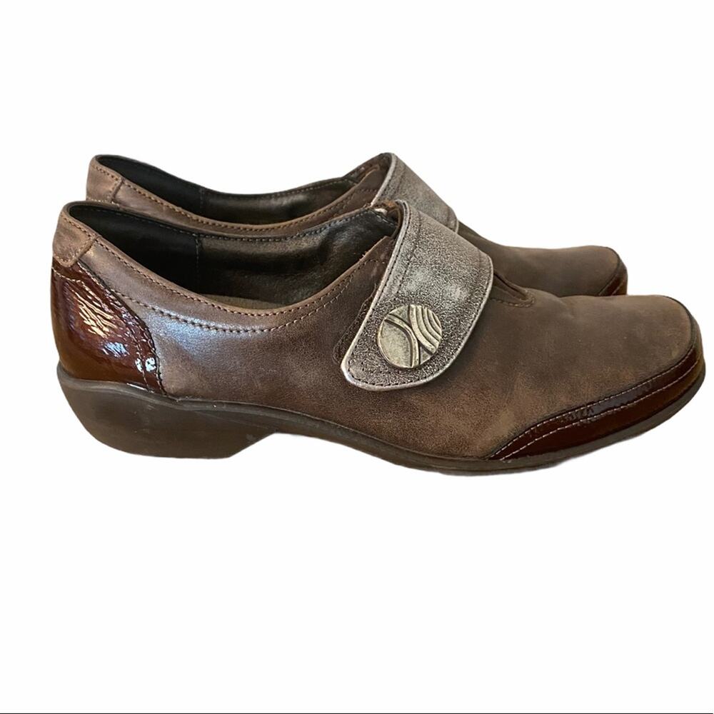 Romika Triar Mixed Leather Comfort Loafer Sz 38